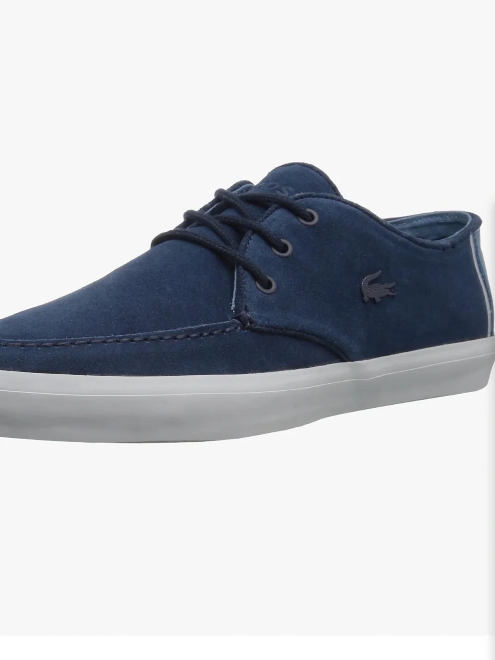 Lacoste, Sevrin Blue Suede With light Blue Leather Accent At Back. Men’s Size 12